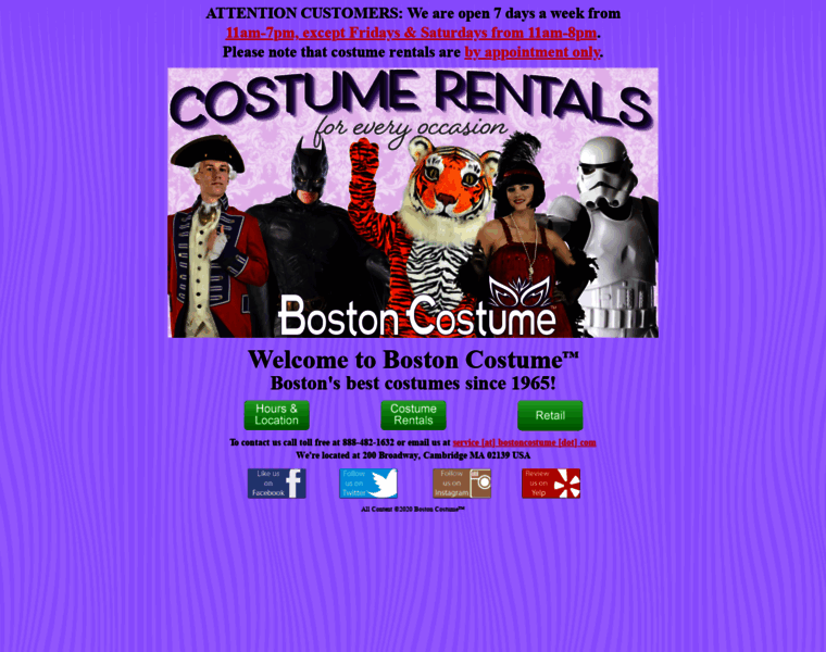 Bostoncostume.com thumbnail