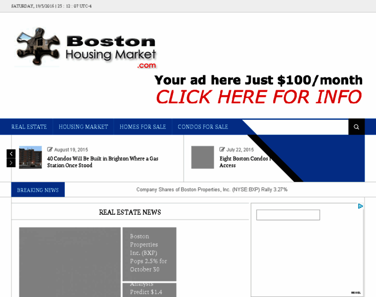 Bostonhousingmarket.com thumbnail