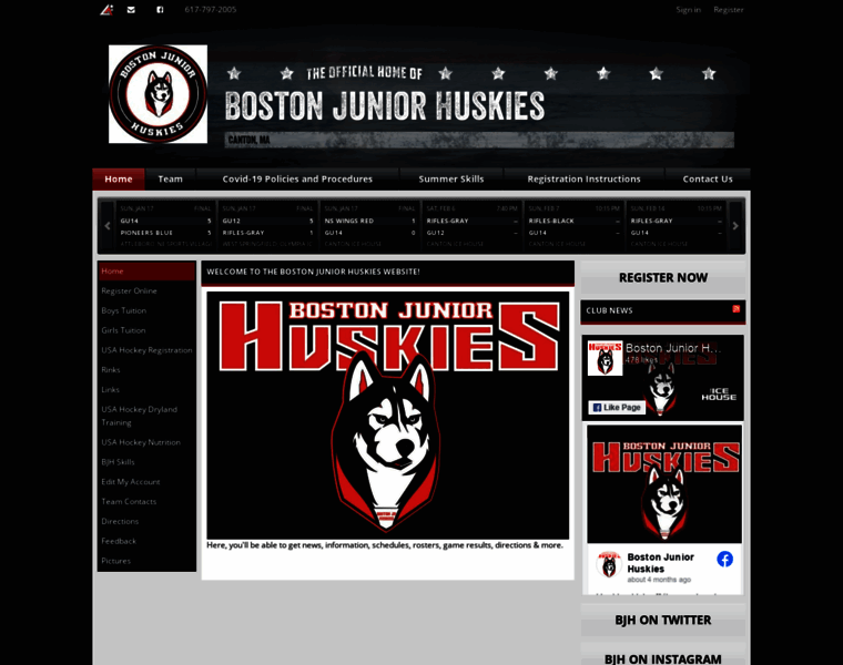 Bostonjrhuskies.com thumbnail