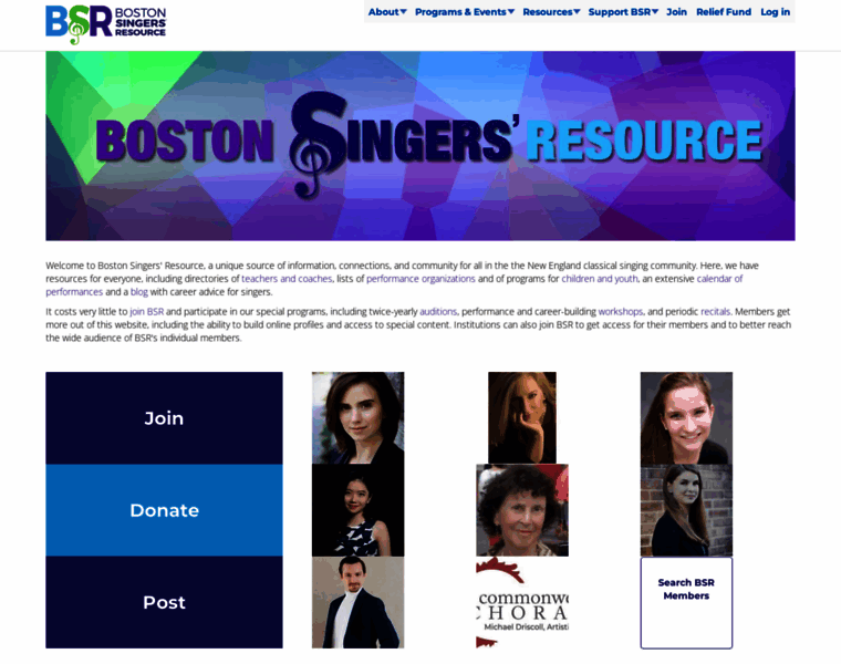 Bostonsingersresource.org thumbnail