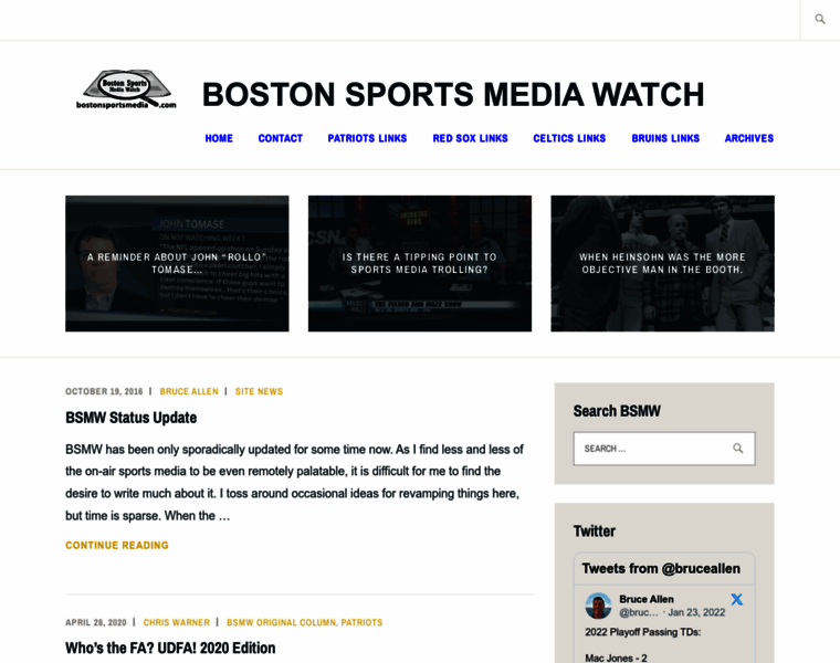 Bostonsportsmedia.com thumbnail