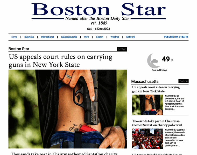Bostonstar.com thumbnail
