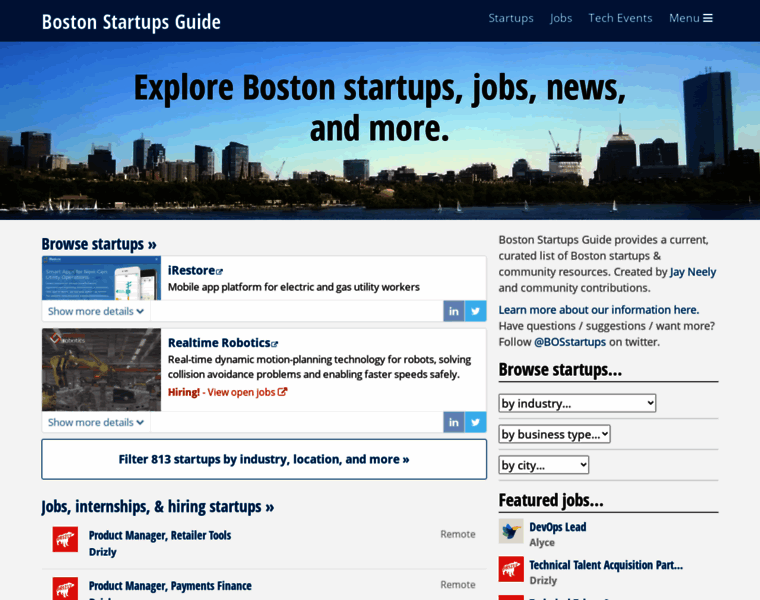Bostonstartupsguide.com thumbnail