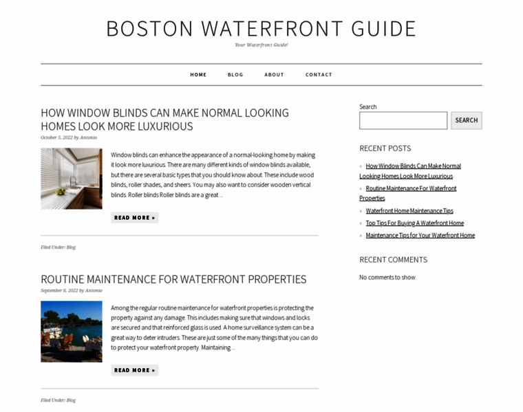 Bostonwaterfrontguide.com thumbnail