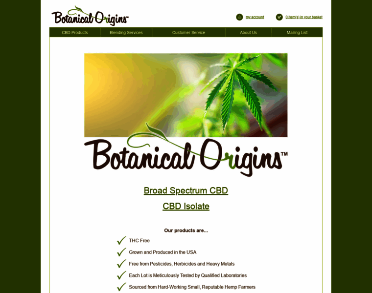 Botanicalorigins.com thumbnail
