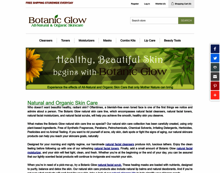 Botanicglow.com thumbnail
