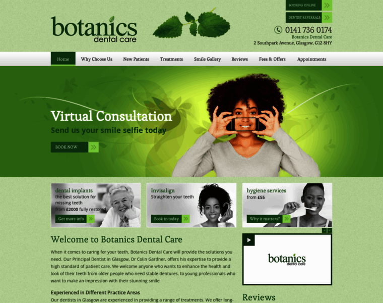 Botanicsdentalcare.co.uk thumbnail