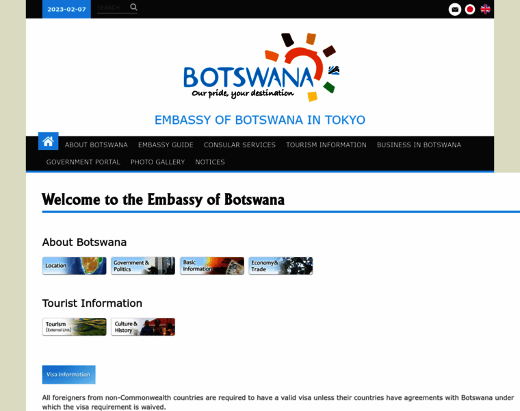 Botswanaembassy.or.jp thumbnail
