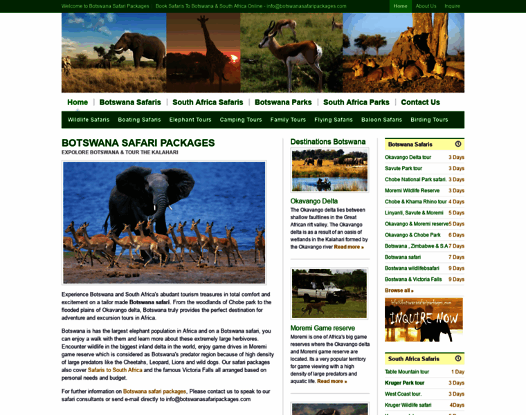 Botswanasafaripackages.com thumbnail