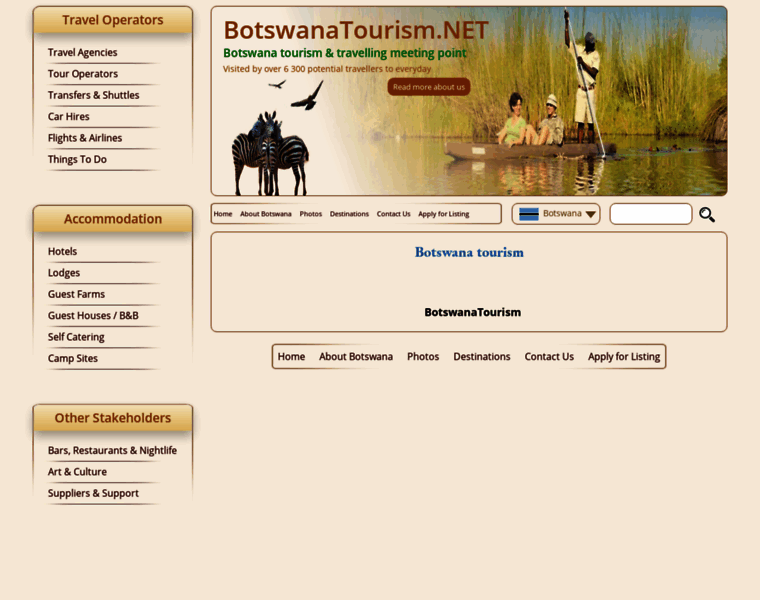 Botswanatourism.net thumbnail