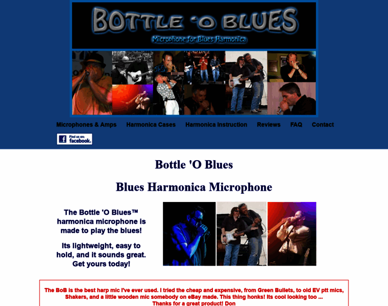 Bottle-o-blues.com thumbnail