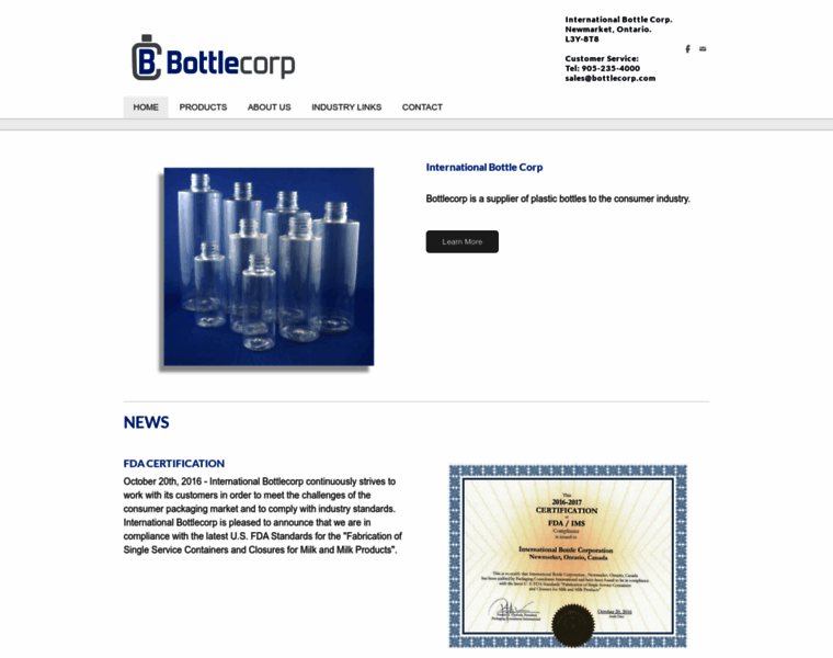 Bottlecorp.com thumbnail