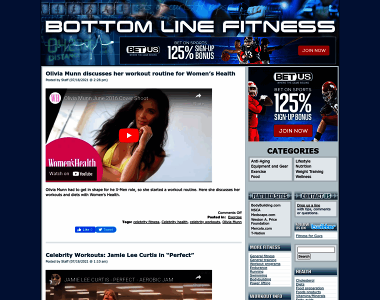 Bottomlinefitness.com thumbnail