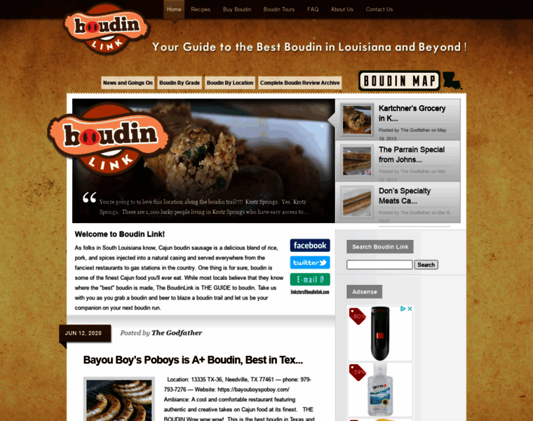 Boudinlink.com thumbnail