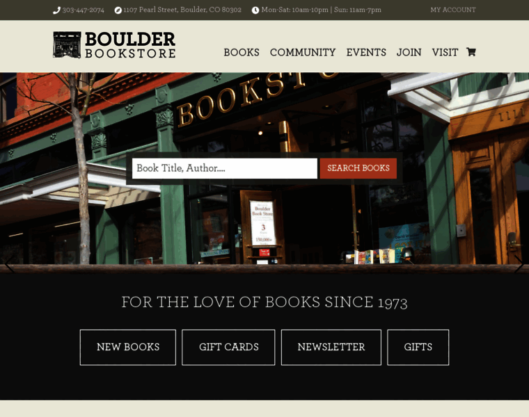 Boulderbookstore.net thumbnail