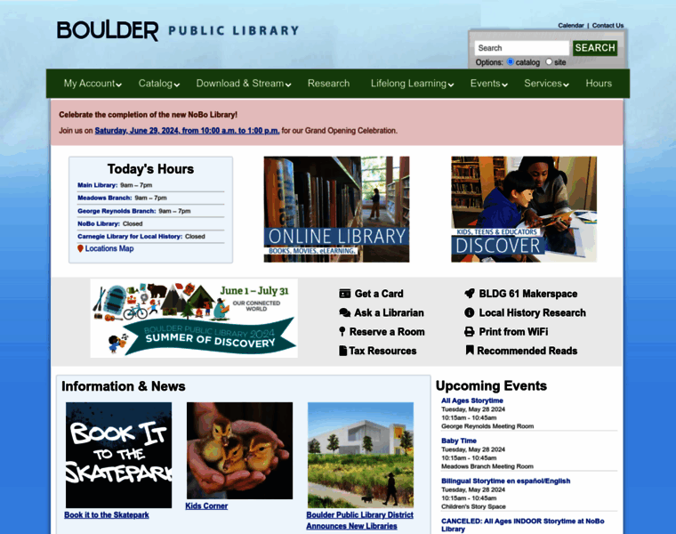 Boulderlibrary.org thumbnail