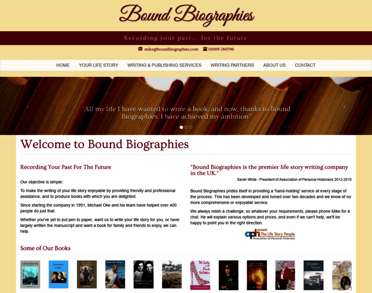 Boundbiographies.com thumbnail