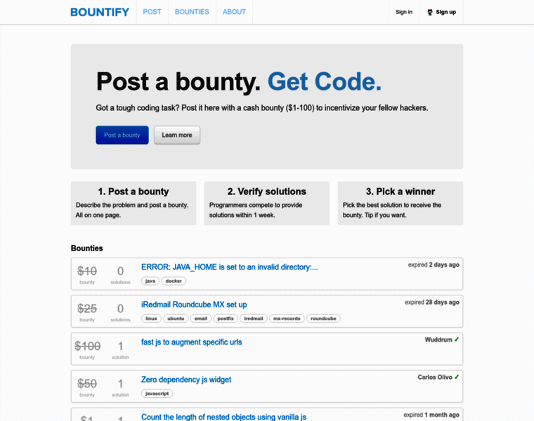 Bountify.co thumbnail