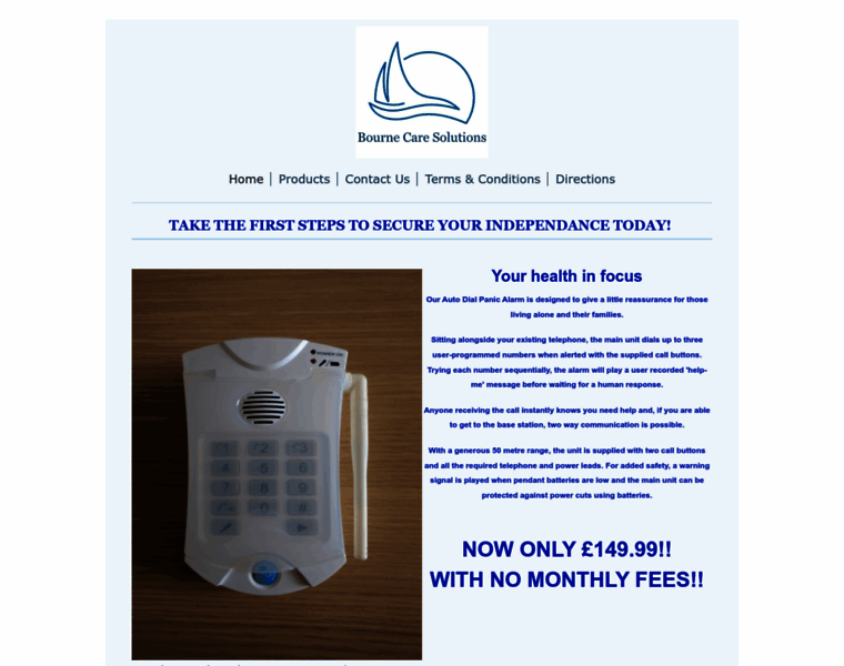 Bournecaresolutions.co.uk thumbnail