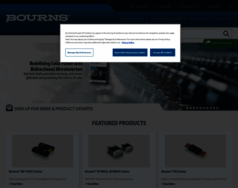 Bourns.com thumbnail Bourns.com thumbnail