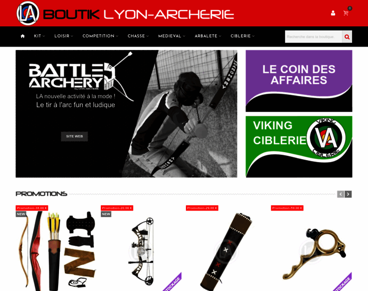 Boutik-lyon-archerie.com thumbnail