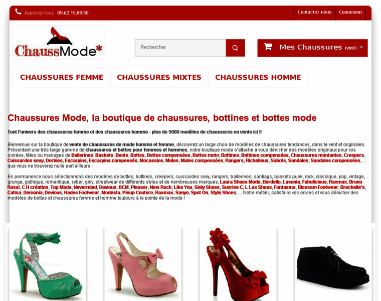 Boutique-chaussures-mode.fr thumbnail