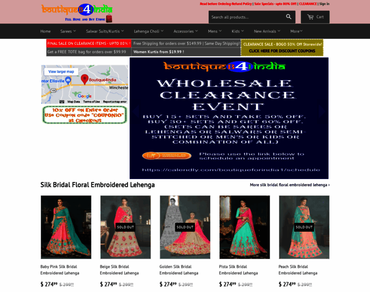 Boutique4india.com thumbnail