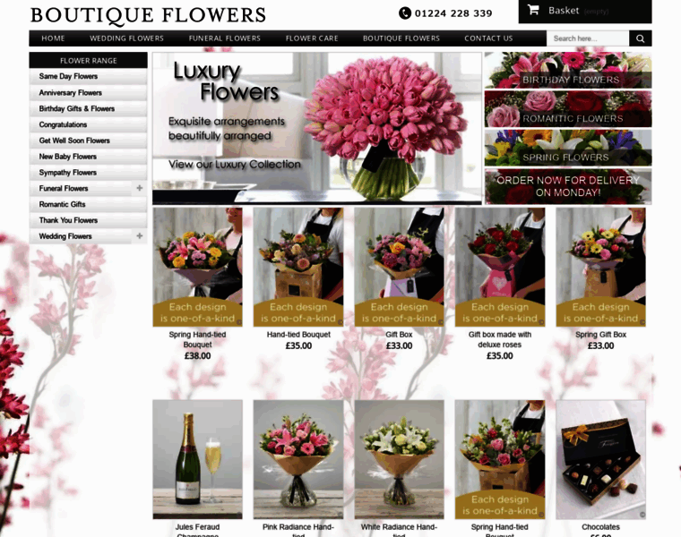 Boutiqueflowers.co.uk thumbnail