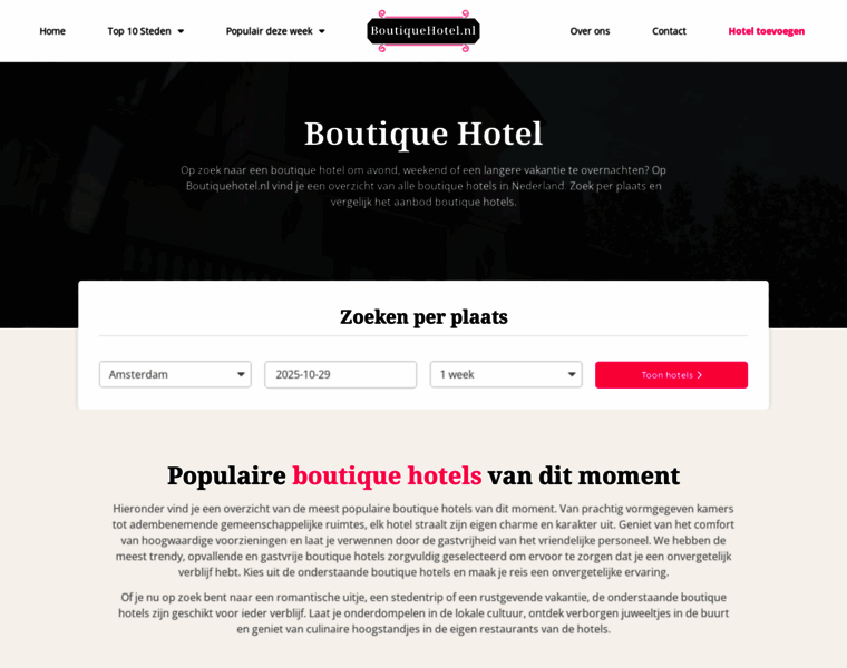 Boutiquehotel.nl thumbnail