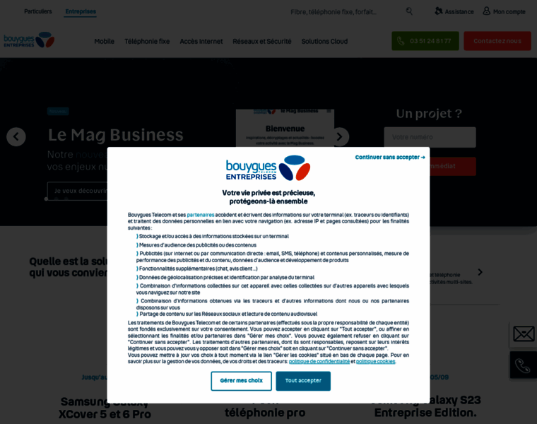 Bouyguestelecom-entreprise.fr thumbnail