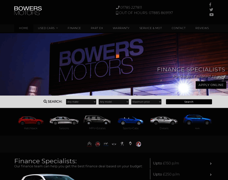 Bowersmotors.co.uk thumbnail
