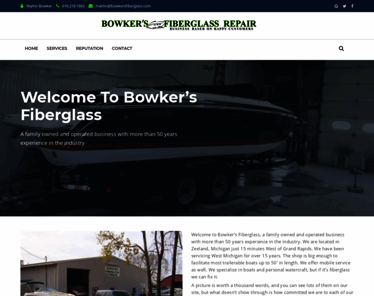 Bowkersfiberglass.com thumbnail