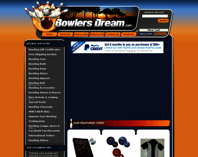 Bowlersdream.com thumbnail