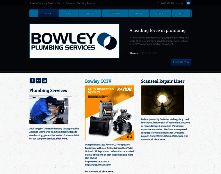 Bowleyplumbing.com thumbnail