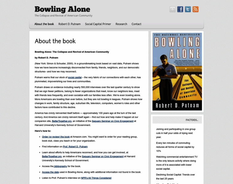 Bowlingalone.com thumbnail