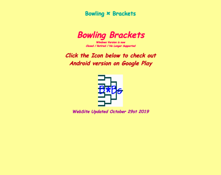Bowlingbrackets.com thumbnail
