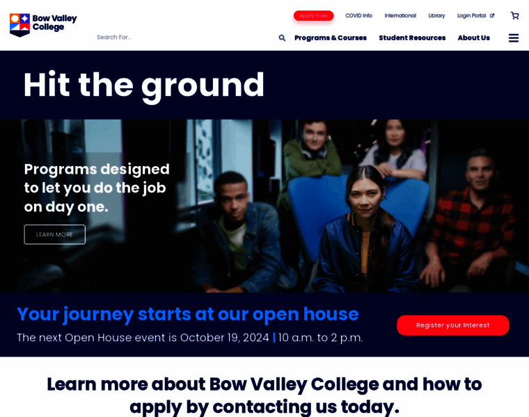 Bowvalleycollege.ca thumbnail