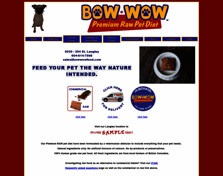 Bowwowfood.com thumbnail