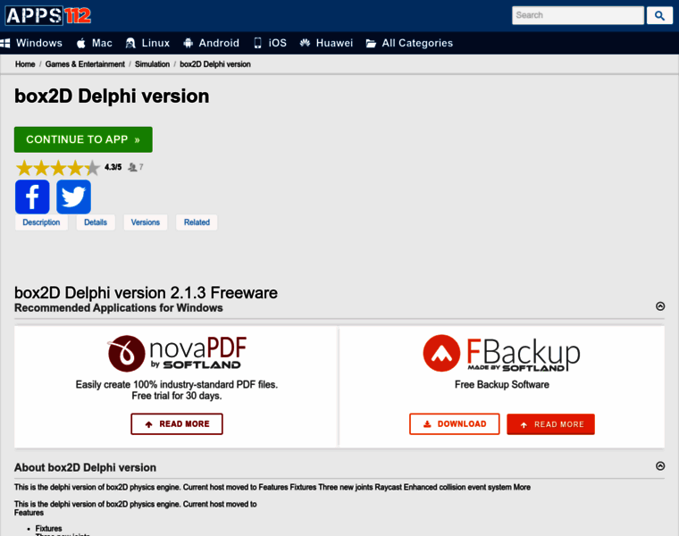 Box2d-delphi-version.apps112.com thumbnail