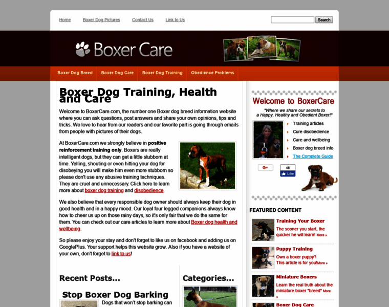 Boxercare.com thumbnail