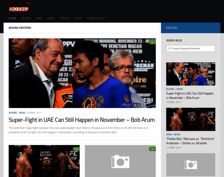 Boxingfighters.co.uk thumbnail