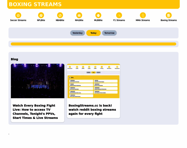 Boxingstreams.cc thumbnail