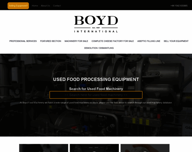 Boydfoodmachinery.com thumbnail