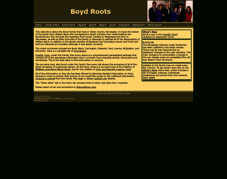Boydroots.net thumbnail