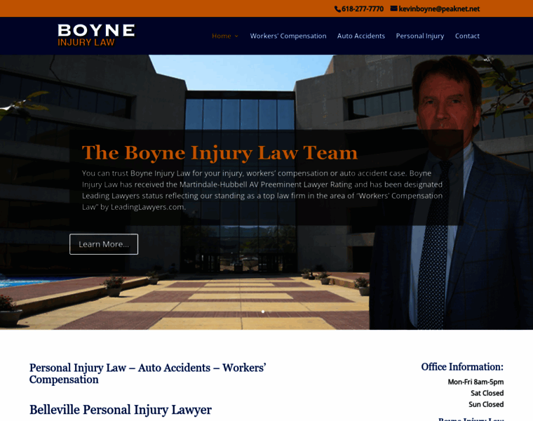 Boyneinjurylaw.com thumbnail