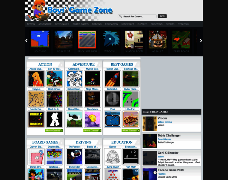 Boysgamezone.com thumbnail
