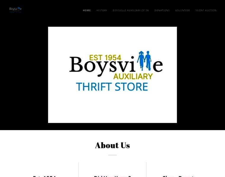 Boysvillethriftstore.com thumbnail