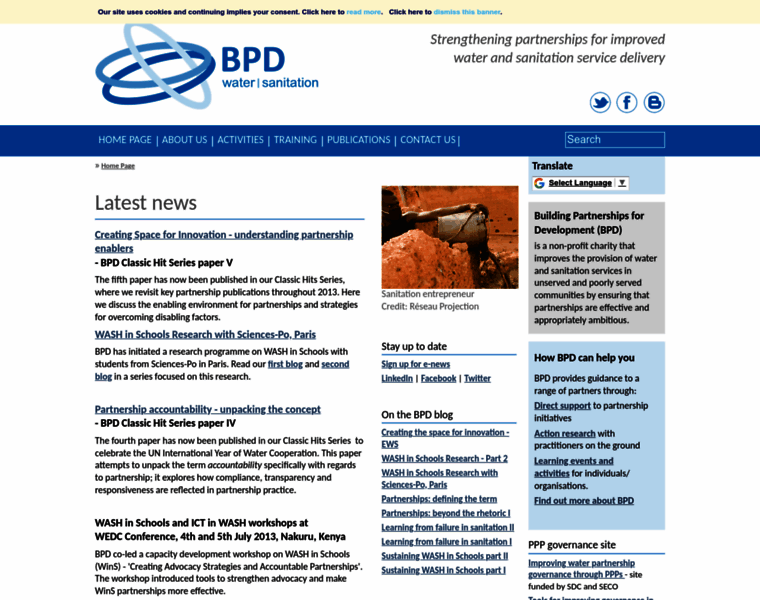 Bpd-waterandsanitation.org thumbnail