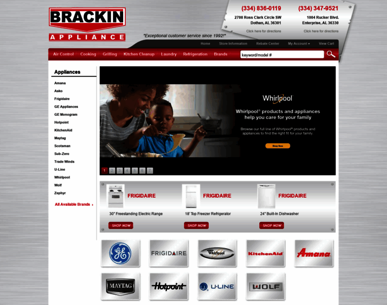Brackinappliance.com thumbnail