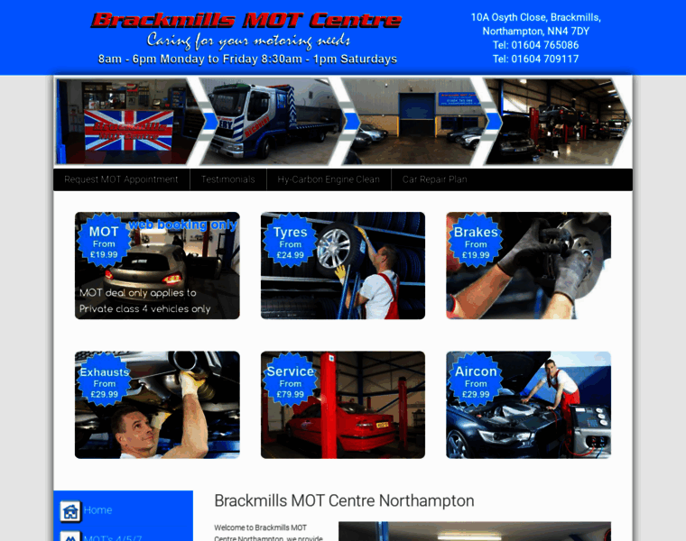 Brackmillsmotcentre.co.uk thumbnail